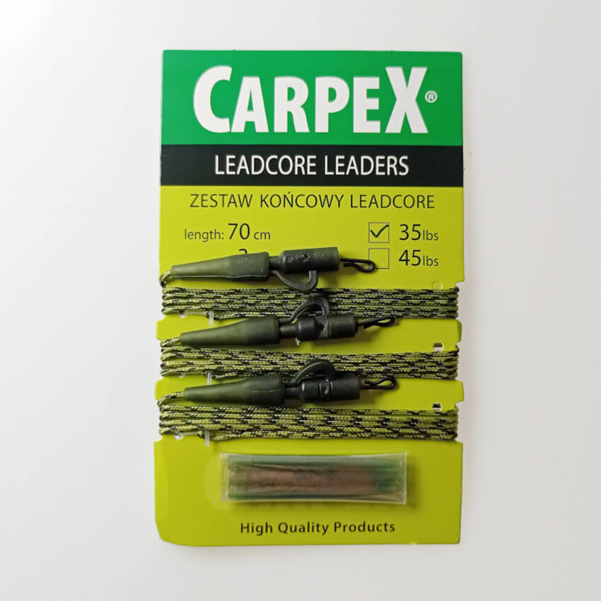 Montáž CARPEX Lead Core System & Safety Clip, Moss Green Snake
