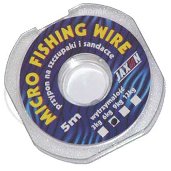 Pletené oceľové lanko JAXON Micro Fishing Wire