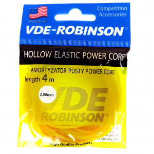 Amortizér VDE-ROBINSON Latex Hollow Elastic 800%, 4 m priemer 2,06 mm, farba žltá 