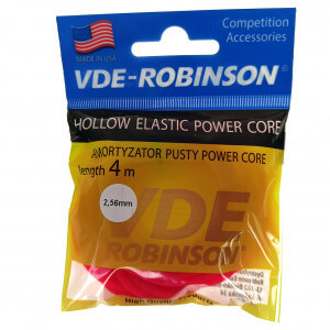 Amortizér VDE-ROBINSON Latex Hollow Elastic 800%, 4 m priemer 2,56 mm, farba ružová 