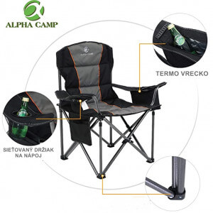 Obrázok 3 k SET = stolička Alpha Camp + čelovka ROBINSON Scout XPE