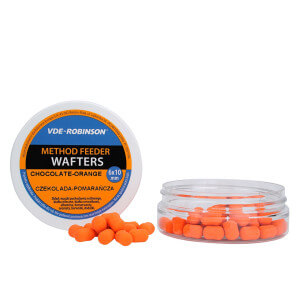 Vyvážené boilie VDE-ROBINSON Wafters 6x10 mm, 15 g čokoláda a pomaranč