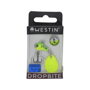 Obrázok 6 k Nástraha WESTIN Dropbite Tungsten Spin Tail Jig, Chartreuse Ice