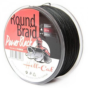 Obrázok 2 k Šnúra HELL-CAT Round Braid Power Black