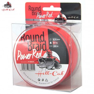 Obrázok 2 k Šnúra HELL-CAT Round Braid Power Red
