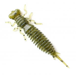 Nástraha FANATIK Larva 2,5"; 6,3 cm, 7 ks farba 001