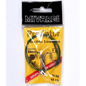 Obrázok 2 k Lanko MIVARDI Wire Leader With Swivel s trojháčikom
