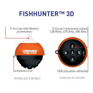 Obrázok 4 k Nahadzovací sonar LOWRANCE FishHunter 3D