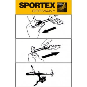 Obrázok 2 k Sťahovacie pásky SPORTEX s poistkou na prúty