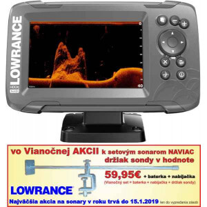 Obrázok 8 k Sonar LOWRANCE Hook2 5x HDI GPS SplitShot