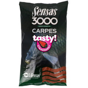 Obrázok 2 k SET SENSAS 3000 Carp Tasty Jahoda = vedro + šiltovka + posilňovač + aromix + 2x krmivo