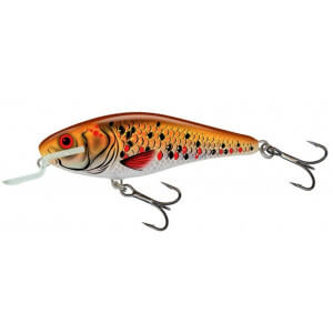 Vobler SALMO Executor Shallow Runned 7cm F - Holographic Golden Back
