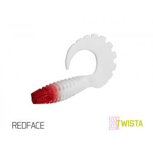 Umelá nástraha DELPHIN Twista UVs, 8 cm, 5 ks RedFace
