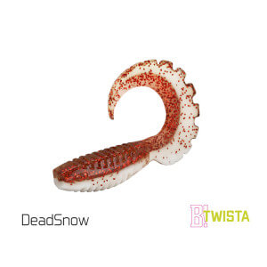 Umelá nástraha DELPHIN Twista UVs, 10 cm, 5 ks DeadSnow