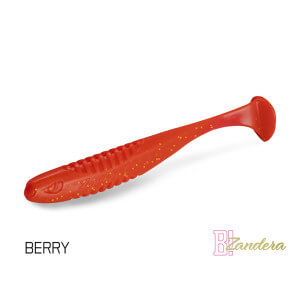 Nástrahy DELPHIN Zandera UVs 15 cm, 5 ks Berry