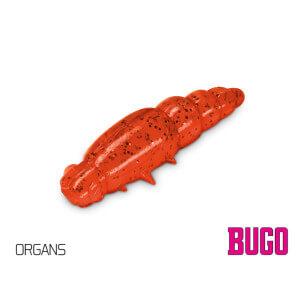 Umelá larva DELPHIN Bugo Cheese, 4 cm, 15 ks Organs