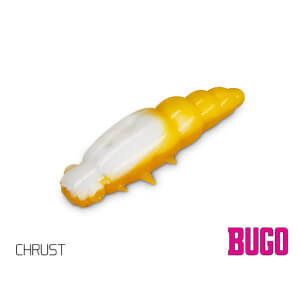 Umelá larva DELPHIN Bugo Cheese, 4 cm, 15 ks Chrust